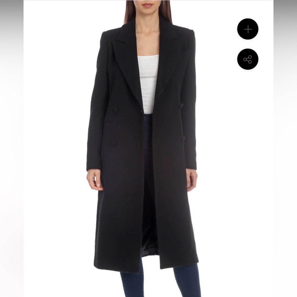 Avec Les Filles Double-Breasted Tailored Coat